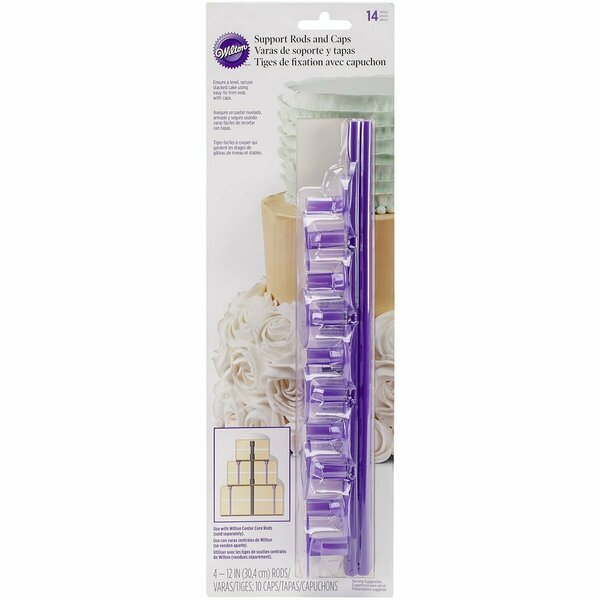 Wilton 10 FL&4 ST-SUPPORT DOWEL RODS W5004